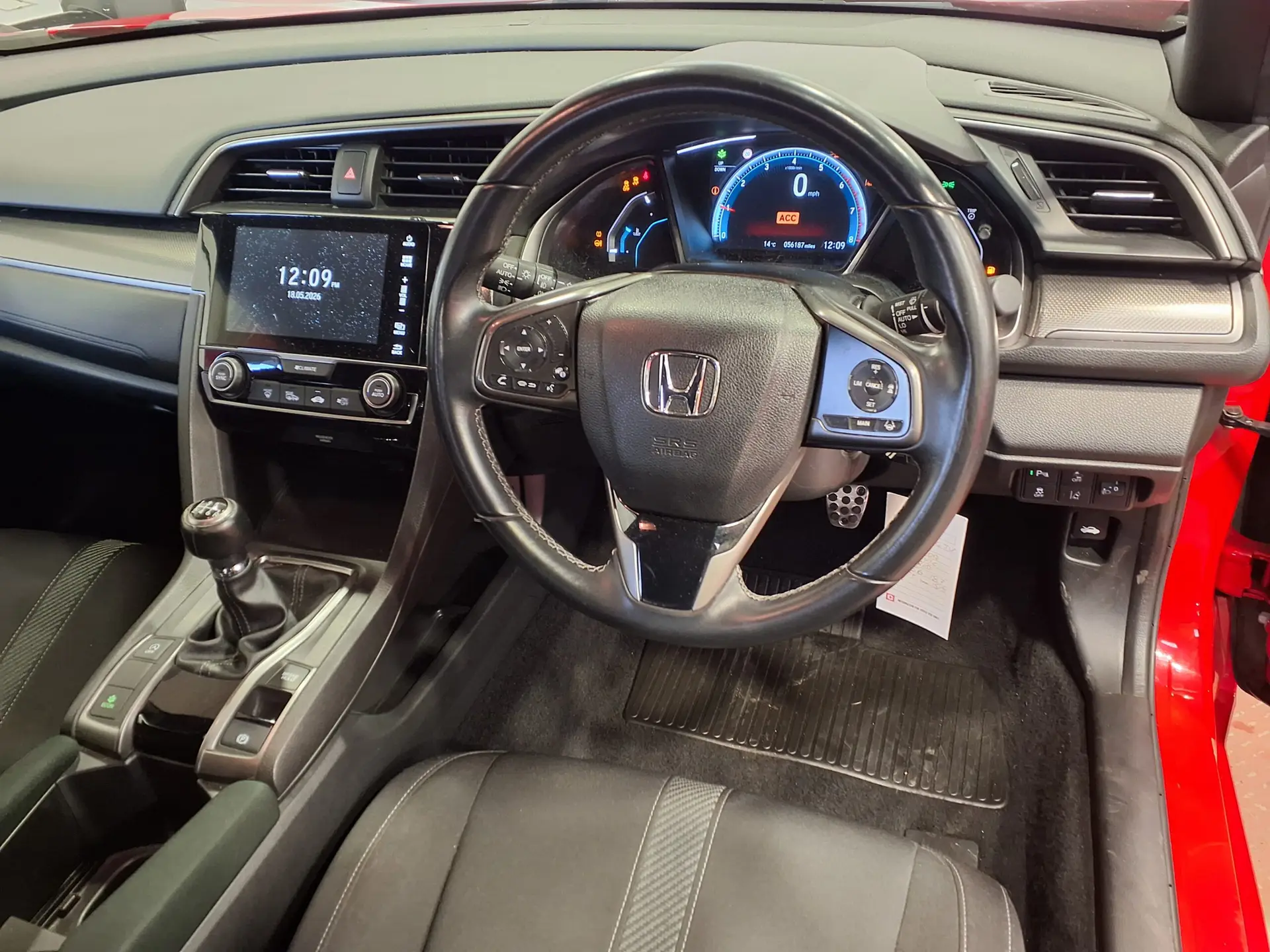 
								HONDA CIVIC 1.0 VTEC Turbo 126 SR 5dr full									